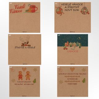 Letos nezvykle s předstihem - Vánoční kartičky už jsou v nabídce a tento týden můžete využít slevu na celý nákup s kódem...